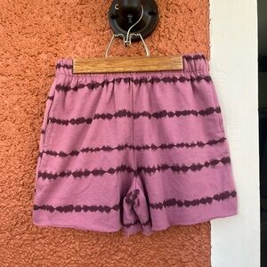 Tie Dye Shorts Mighty Fine Raw Hem Boho Hippie Size XS